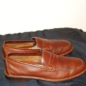 Rockport Men's Tan Leather Slip-On Loafers